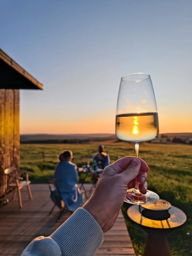 Glamping Na Malém Háji - Večer s přáteli