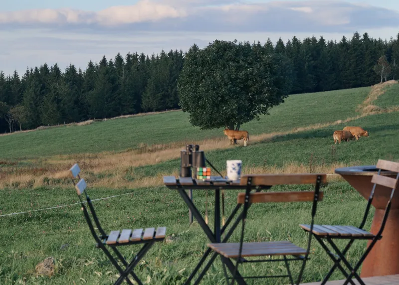 Glamping Na Malém Háji - Terasa