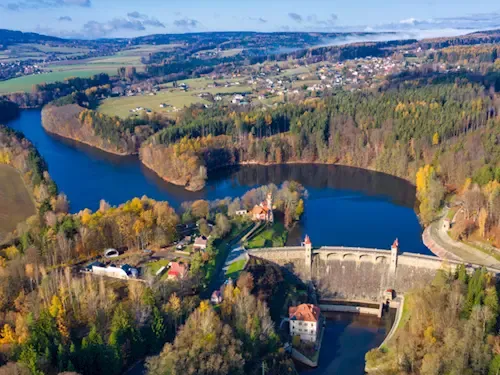Přehrada Les Království na Labi nad Dvorem Králové nad Labem