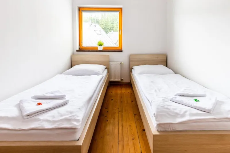Ložnice se dvěma samostatnými lůžky