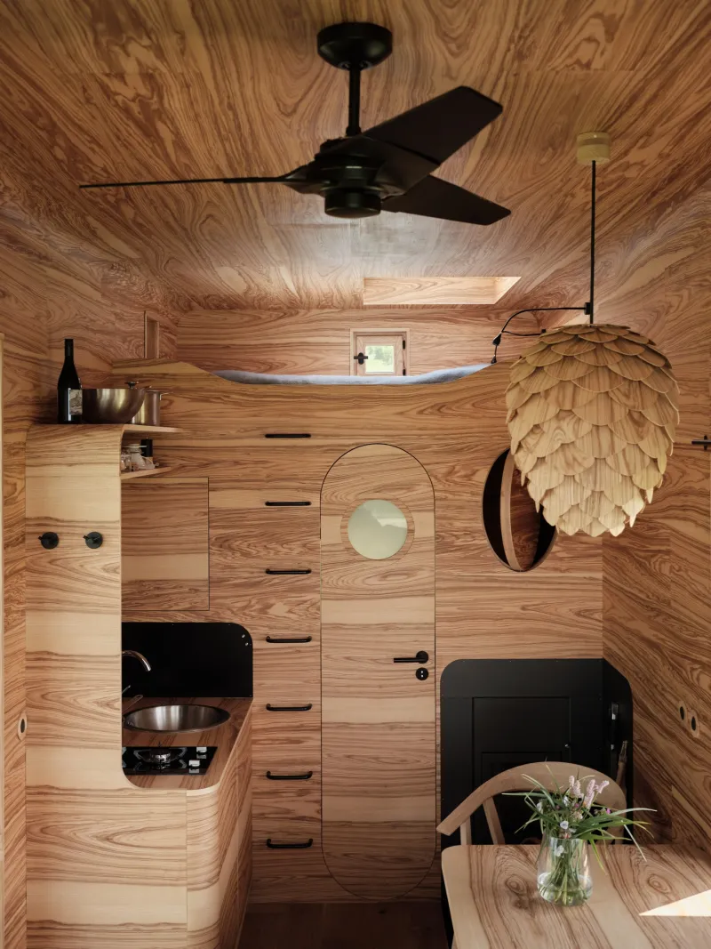 Glamping Na Malém Háji - Interiér