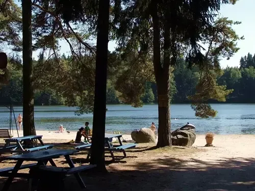 Přírodní koupaliště Lido u Mariánských Lázní