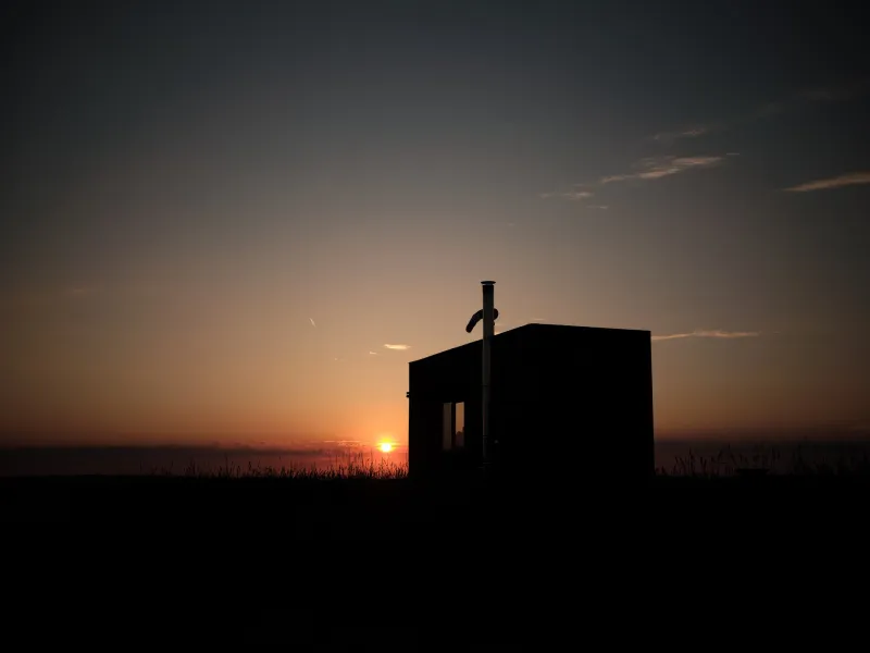 Glamping Na Malém Háji - Západ slunce