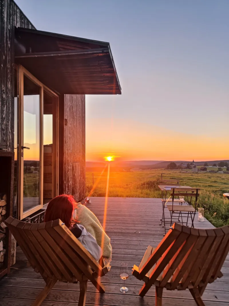 Glamping Na Malém Háji - Terasa