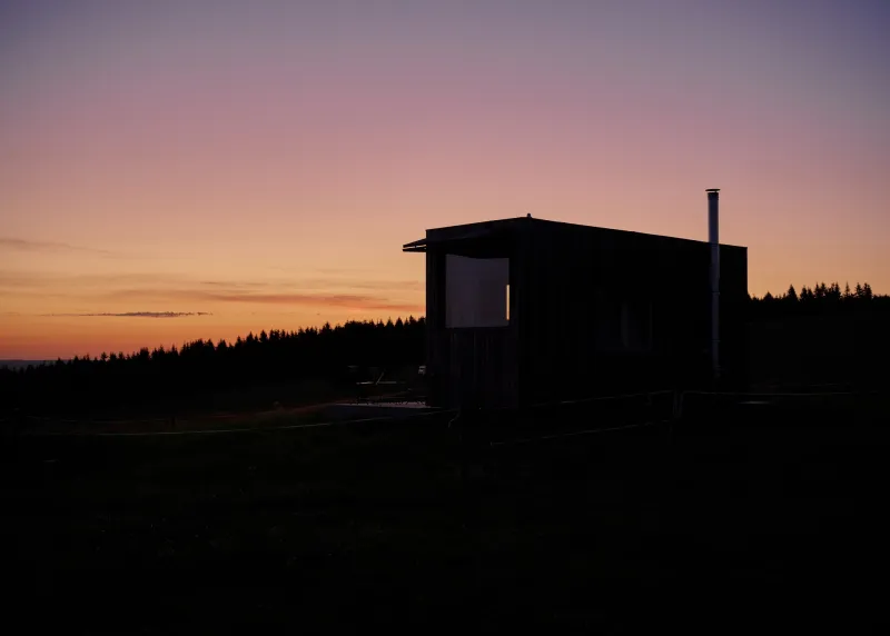 Glamping Na Malém Háji - Východ slunce